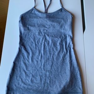 Lululemon Power Y Tank Space Ice Blue